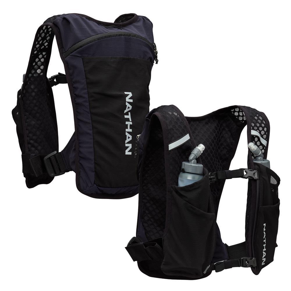 NATHAN QuickStart 4L ブラック Quick Start 3.0 4 Liter Soft Flask Hydration Vest – Nathan EU