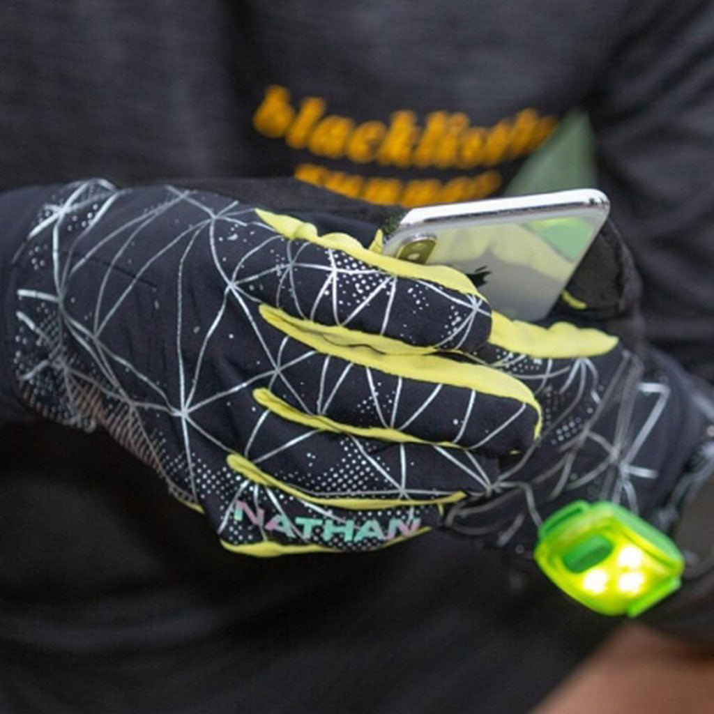 Nathan HyperNight Reflective Gloves Men