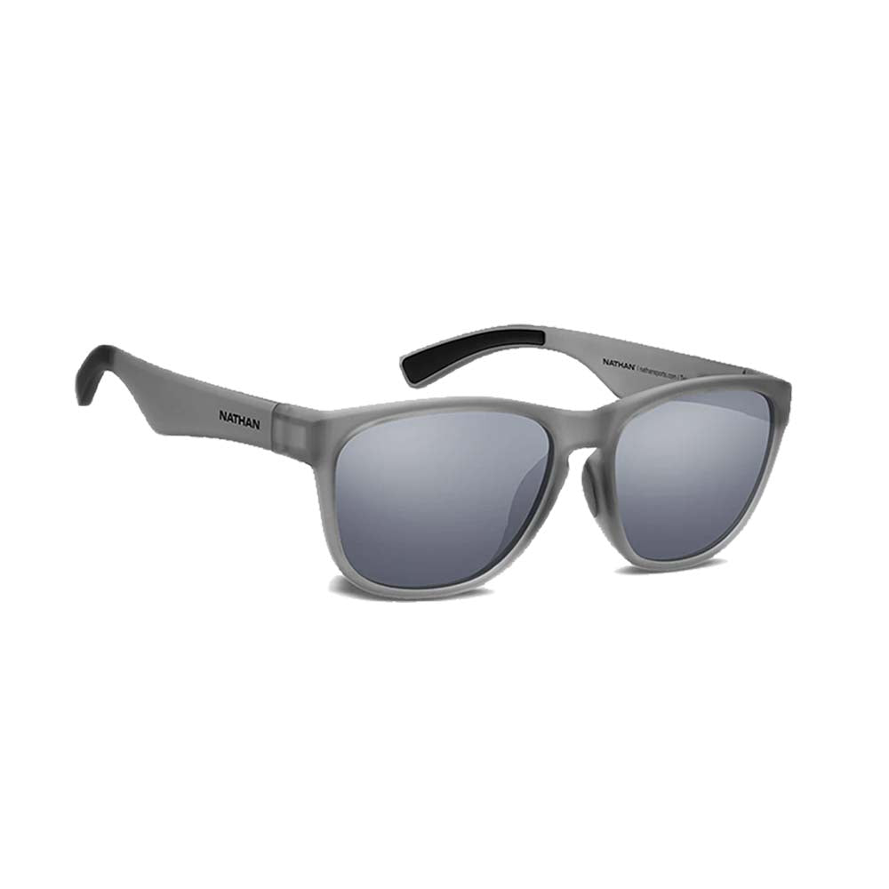 Shop Nathan Summit Polarized Running Sunglasses Grey One Size